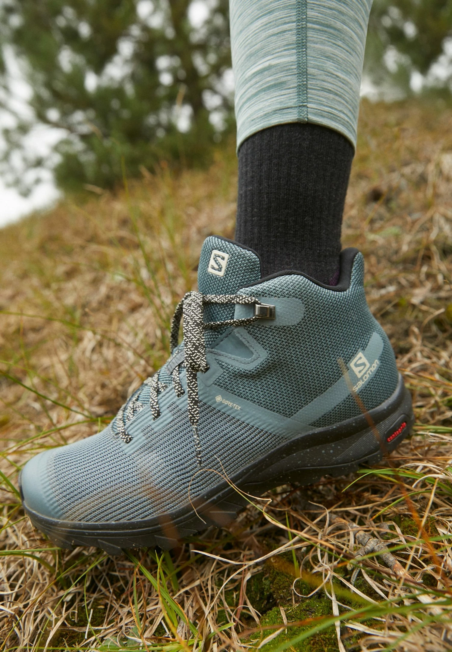 Salomon OUTLINE PRISM MID GTX - Chaussures de marche Women 7 Salomon OUTLINE PRISM MID GTX - Chaussures de marche Women – Image 5